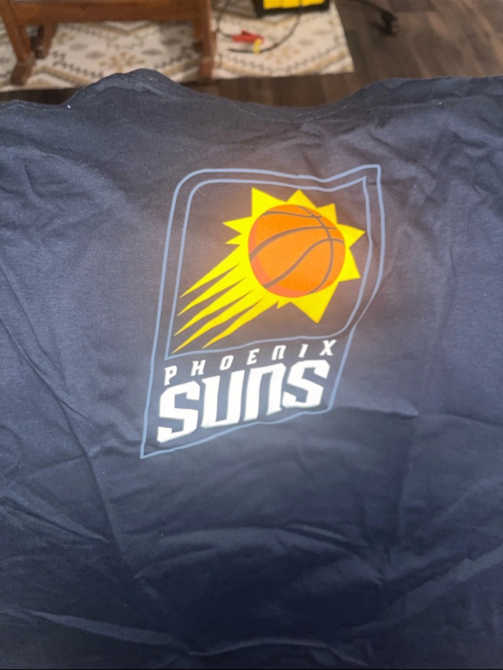 NBA Phoenix Suns Navy Short Sleeve Logo Tee